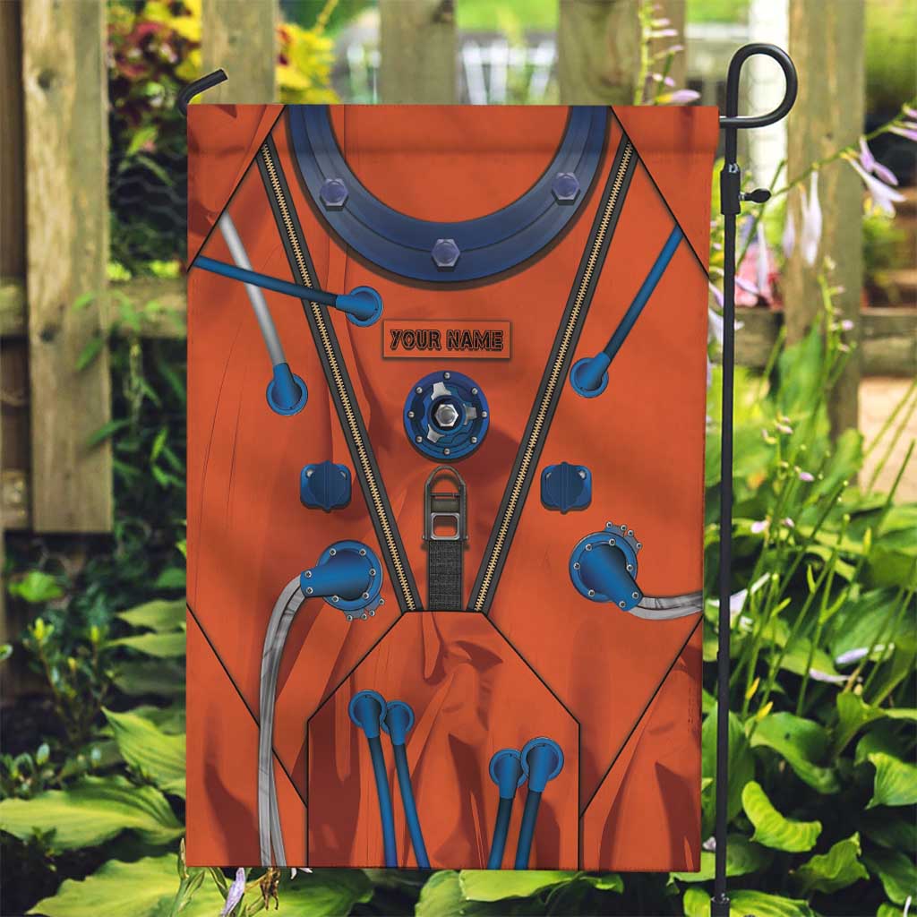Personalized Astronaut Garden Flag Space Diving Suit India - Wonder Print Shop
