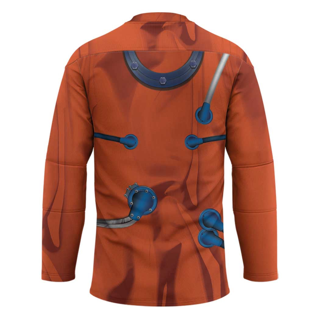 Personalized Astronaut Hockey Jersey Space Diving Suit India - Wonder Print Shop