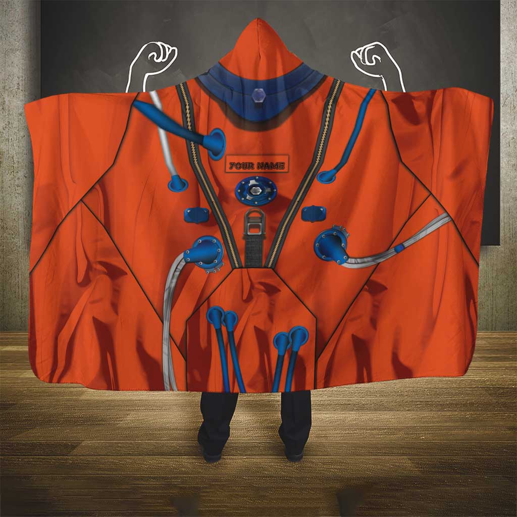 Personalized Astronaut Hooded Blanket Space Diving Suit India - Wonder Print Shop