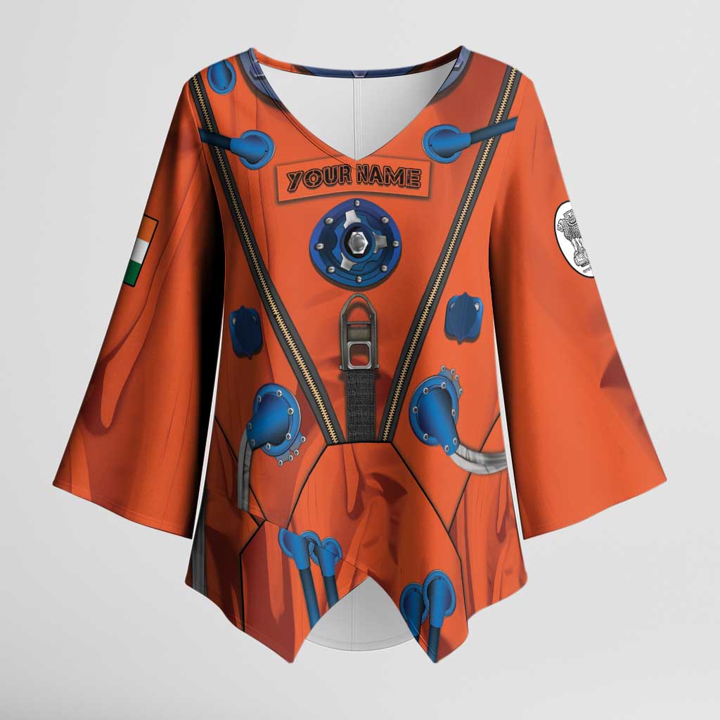 Personalized Astronaut Kimono Sleeve Blouse Space Diving Suit India - Wonder Print Shop