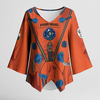 Personalized Astronaut Kimono Sleeve Blouse Space Diving Suit India - Wonder Print Shop