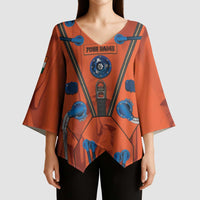 Personalized Astronaut Kimono Sleeve Blouse Space Diving Suit India - Wonder Print Shop
