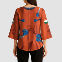 Personalized Astronaut Kimono Sleeve Blouse Space Diving Suit India - Wonder Print Shop