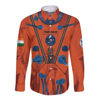 Personalized Astronaut Long Sleeve Button Shirt Space Diving Suit India - Wonder Print Shop