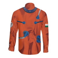 Personalized Astronaut Long Sleeve Button Shirt Space Diving Suit India - Wonder Print Shop