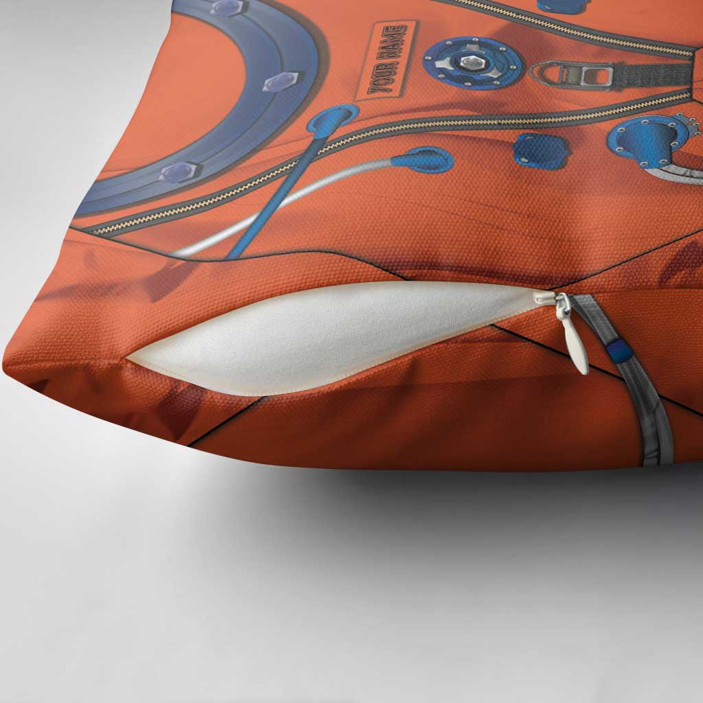 Personalized Astronaut Pillow Cover Space Diving Suit India - Wonder Print Shop