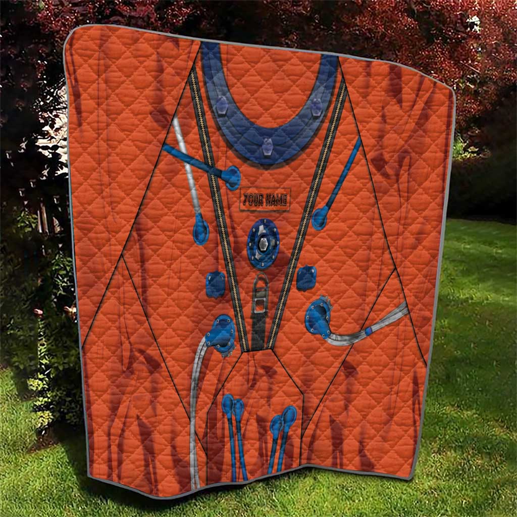 Personalized Astronaut Quilt Space Diving Suit India - Wonder Print Shop