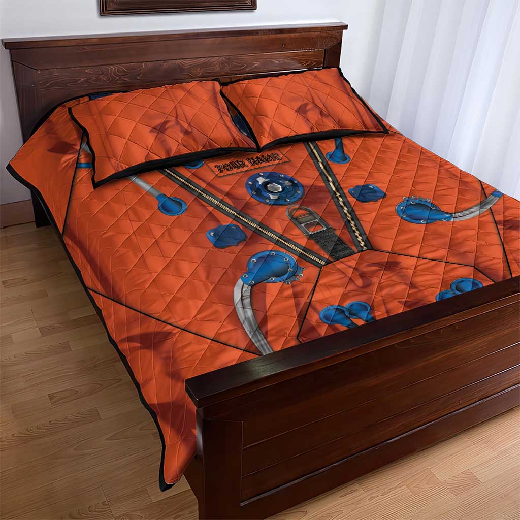 Personalized Astronaut Quilt Bed Set Space Diving Suit India - Wonder Print Shop