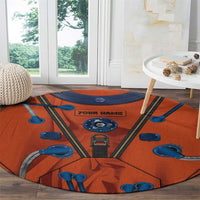 Personalized Astronaut Round Carpet Space Diving Suit India - Wonder Print Shop