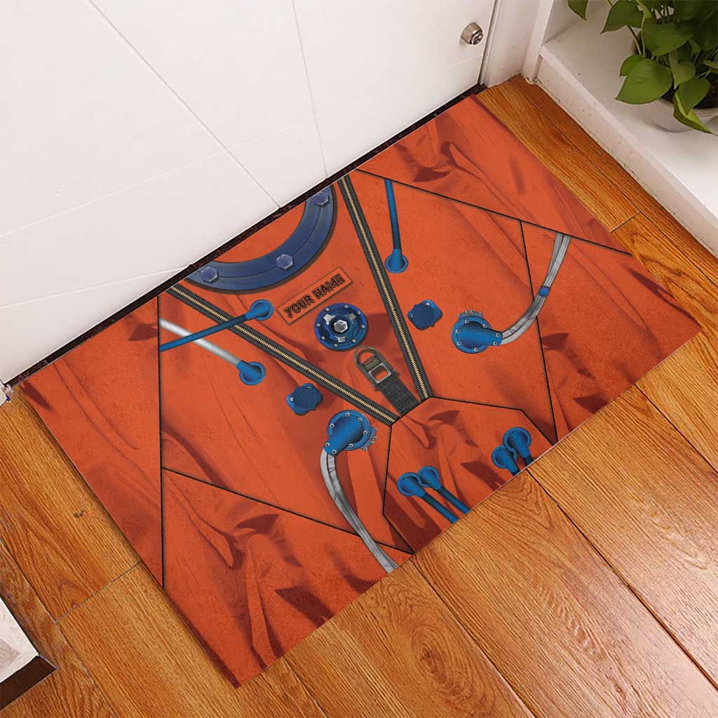 Personalized Astronaut Rubber Doormat Space Diving Suit India - Wonder Print Shop