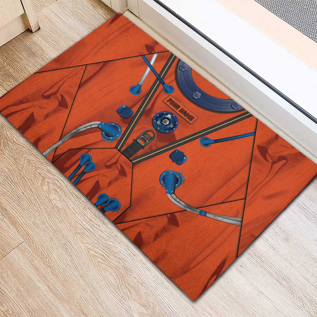 Personalized Astronaut Rubber Doormat Space Diving Suit India - Wonder Print Shop
