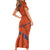 Personalized Astronaut Short Sleeve Bodycon Dress Space Diving Suit India - Wonder Print Shop