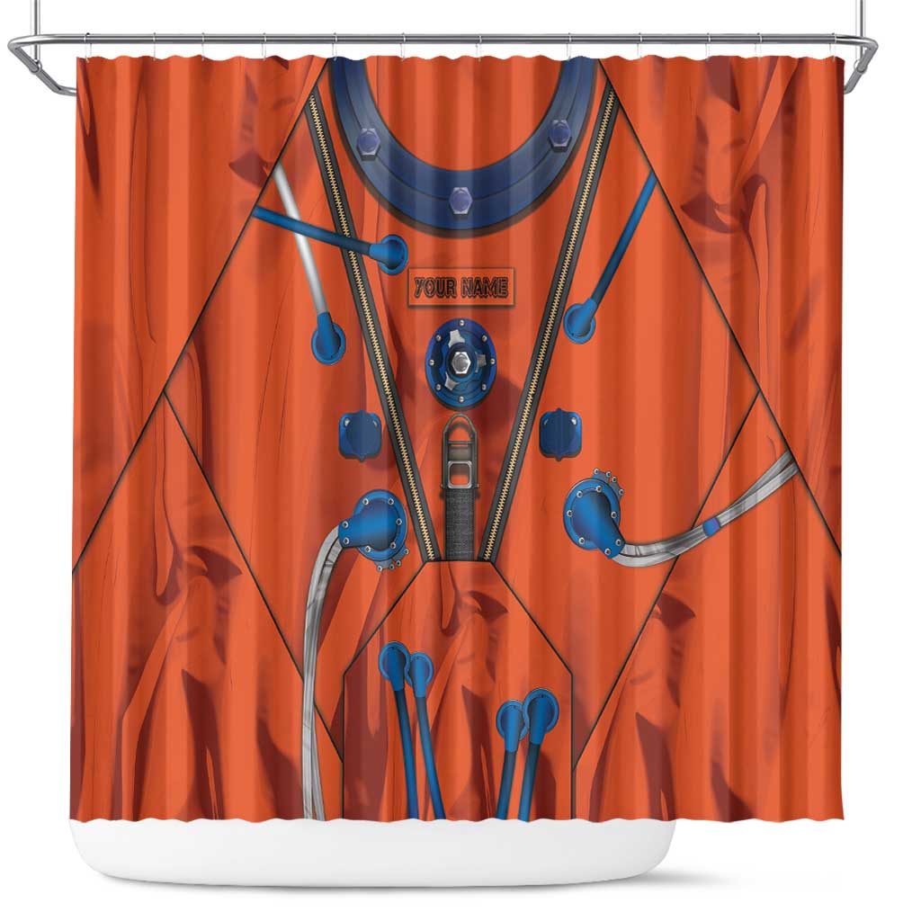 Personalized Astronaut Shower Curtain Space Diving Suit India - Wonder Print Shop