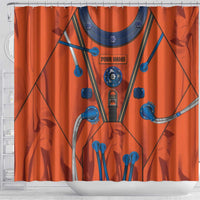 Personalized Astronaut Shower Curtain Space Diving Suit India - Wonder Print Shop