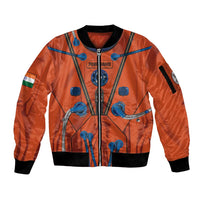 Personalized Astronaut Sleeve Zip Bomber Jacket Space Diving Suit India - Wonder Print Shop