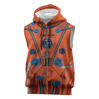 Personalized Astronaut Sleeveless Zip Hoodie Space Diving Suit India - Wonder Print Shop