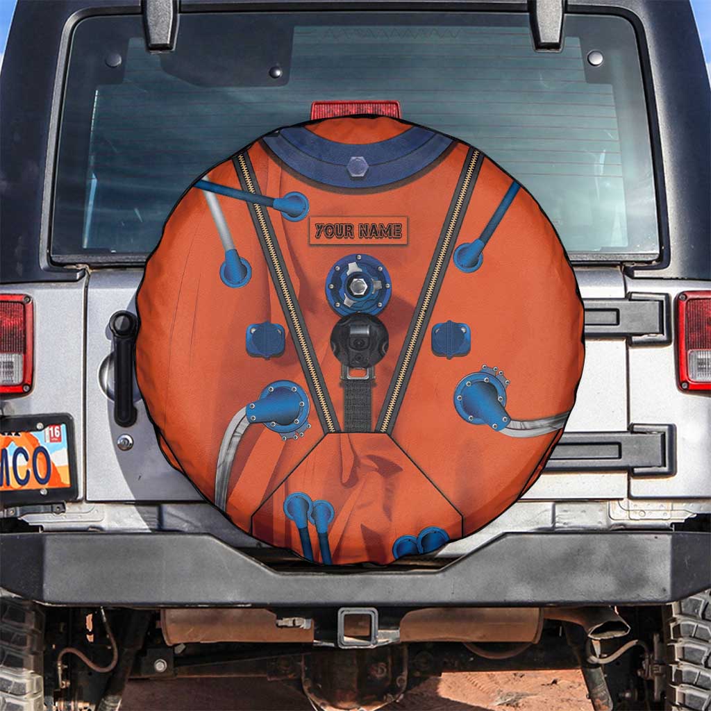 Personalized Astronaut Spare Tire Cover Space Diving Suit India - Wonder Print Shop