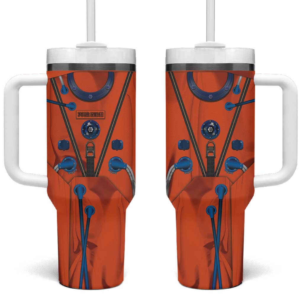 Personalized Astronaut Tumbler With Handle Space Diving Suit India - Wonder Print Shop