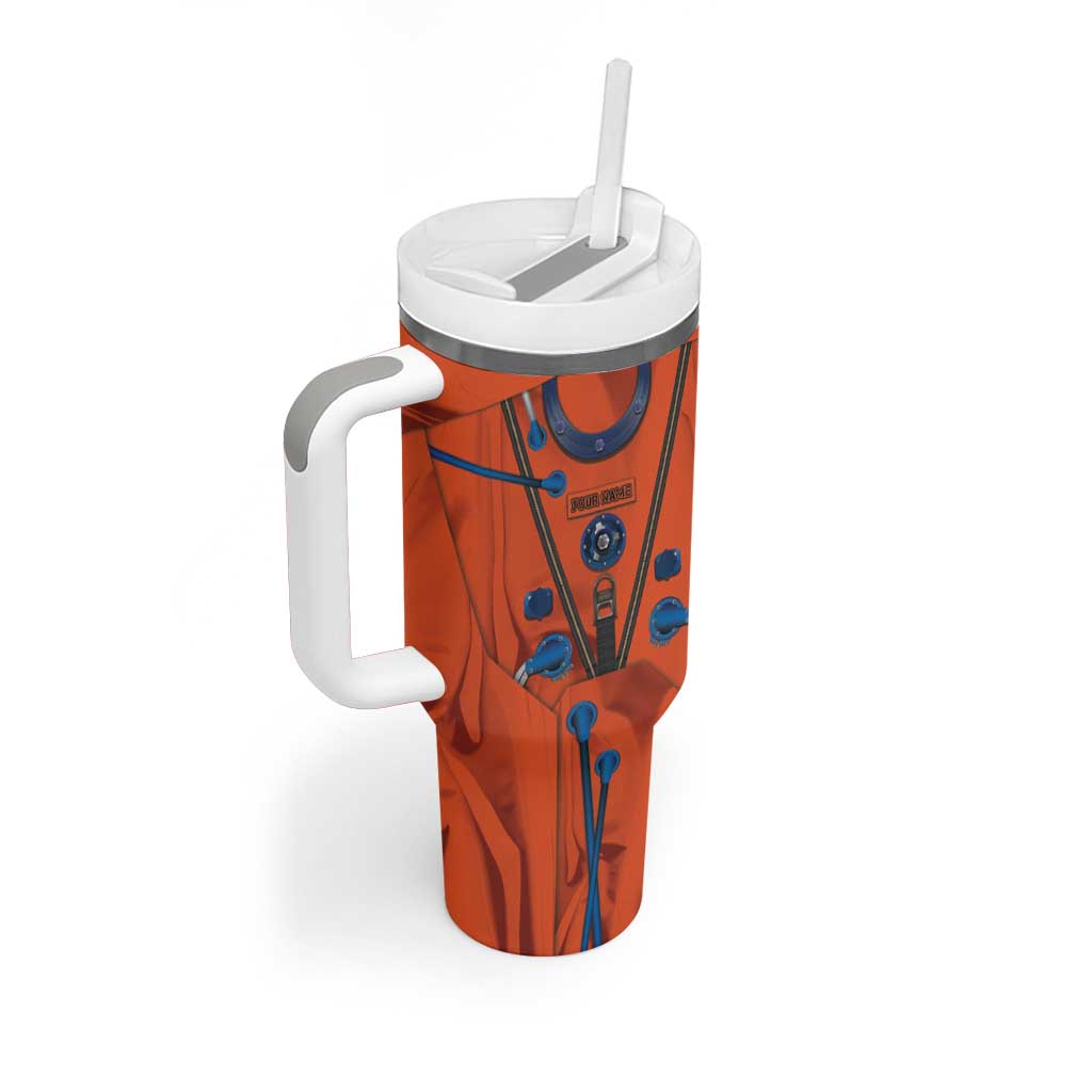 Personalized Astronaut Tumbler With Handle Space Diving Suit India - Wonder Print Shop