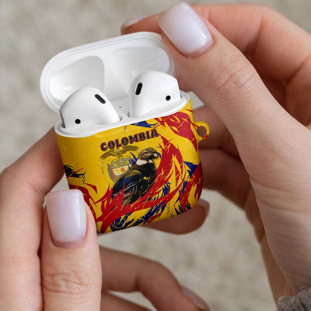 Colombia AirPods Case Colombian Andean Condor With Coat Of Arms - Wonder Print Shop