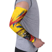 Personalized Colombia Arm Sleeves Colombian Andean Condor With Coat Of Arms - Wonder Print Shop