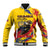 Personalized Colombia Baseball Jacket Colombian Andean Condor With Coat Of Arms - Wonder Print Shop