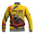 Personalized Colombia Baseball Jacket Colombian Andean Condor With Coat Of Arms - Wonder Print Shop