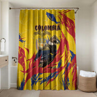 Colombia Bathroom Set Colombian Andean Condor With Coat Of Arms - Wonder Print Shop
