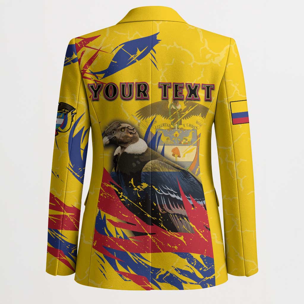 Personalized Colombia Blazer Colombian Andean Condor With Coat Of Arms - Wonder Print Shop