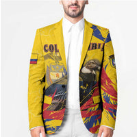 Personalized Colombia Blazer Colombian Andean Condor With Coat Of Arms - Wonder Print Shop