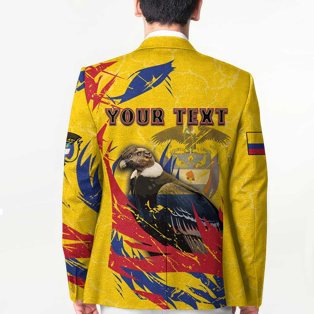 Personalized Colombia Blazer Colombian Andean Condor With Coat Of Arms - Wonder Print Shop