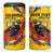 Personalized Colombia 4 in 1 Can Cooler Tumbler Colombian Andean Condor With Coat Of Arms - Wonder Print Shop