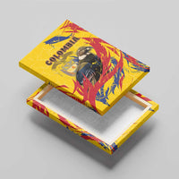 Colombia Canvas Wall Art Colombian Andean Condor With Coat Of Arms - Wonder Print Shop