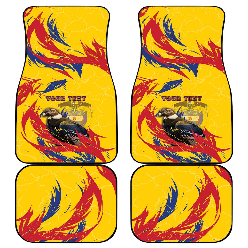 Colombia Car Mats Colombian Andean Condor With Coat Of Arms - Wonder Print Shop