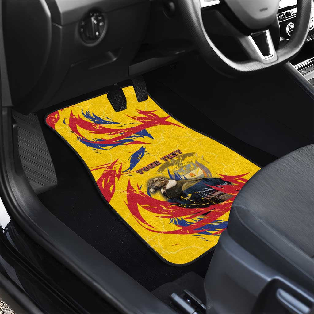Colombia Car Mats Colombian Andean Condor With Coat Of Arms - Wonder Print Shop