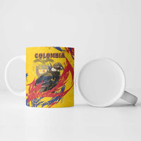 Personalized Colombia Ceramic Mug Colombian Andean Condor With Coat Of Arms - Wonder Print Shop