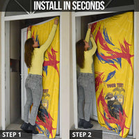 Personalized Colombia Door Cover Colombian Andean Condor With Coat Of Arms - Wonder Print Shop