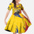 Personalized Colombia Family Matching Off Shoulder Maxi Dress and Hawaiian Shirt Colombian Andean Condor With Coat Of Arms - Wonder Print Shop