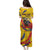 Personalized Colombia Family Matching Puletasi and Hawaiian Shirt Colombian Andean Condor With Coat Of Arms - Wonder Print Shop