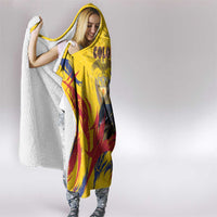 Colombia Hooded Blanket Colombian Andean Condor With Coat Of Arms - Wonder Print Shop