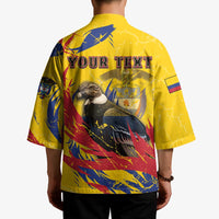 Personalized Colombia Kimono Colombian Andean Condor With Coat Of Arms - Wonder Print Shop
