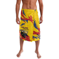 Personalized Colombia Lavalava Colombian Andean Condor With Coat Of Arms - Wonder Print Shop