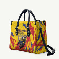 Colombia Leather Bag Colombian Andean Condor With Coat Of Arms - Wonder Print Shop