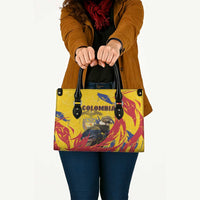Colombia Leather Bag Colombian Andean Condor With Coat Of Arms - Wonder Print Shop