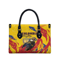 Colombia Leather Bag Colombian Andean Condor With Coat Of Arms - Wonder Print Shop