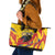 Colombia Leather Tote Bag Colombian Andean Condor With Coat Of Arms - Wonder Print Shop