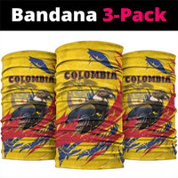 Colombia Neck Gaiter Colombian Andean Condor With Coat Of Arms - Wonder Print Shop