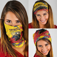 Colombia Neck Gaiter Colombian Andean Condor With Coat Of Arms - Wonder Print Shop