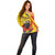 Personalized Colombia Off Shoulder Sweater Colombian Andean Condor With Coat Of Arms - Wonder Print Shop