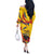 Personalized Colombia Off The Shoulder Long Sleeve Dress Colombian Andean Condor With Coat Of Arms - Wonder Print Shop